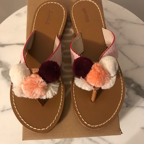 Soludos Capri Pom Pom Sandal - Picture 7 of 8